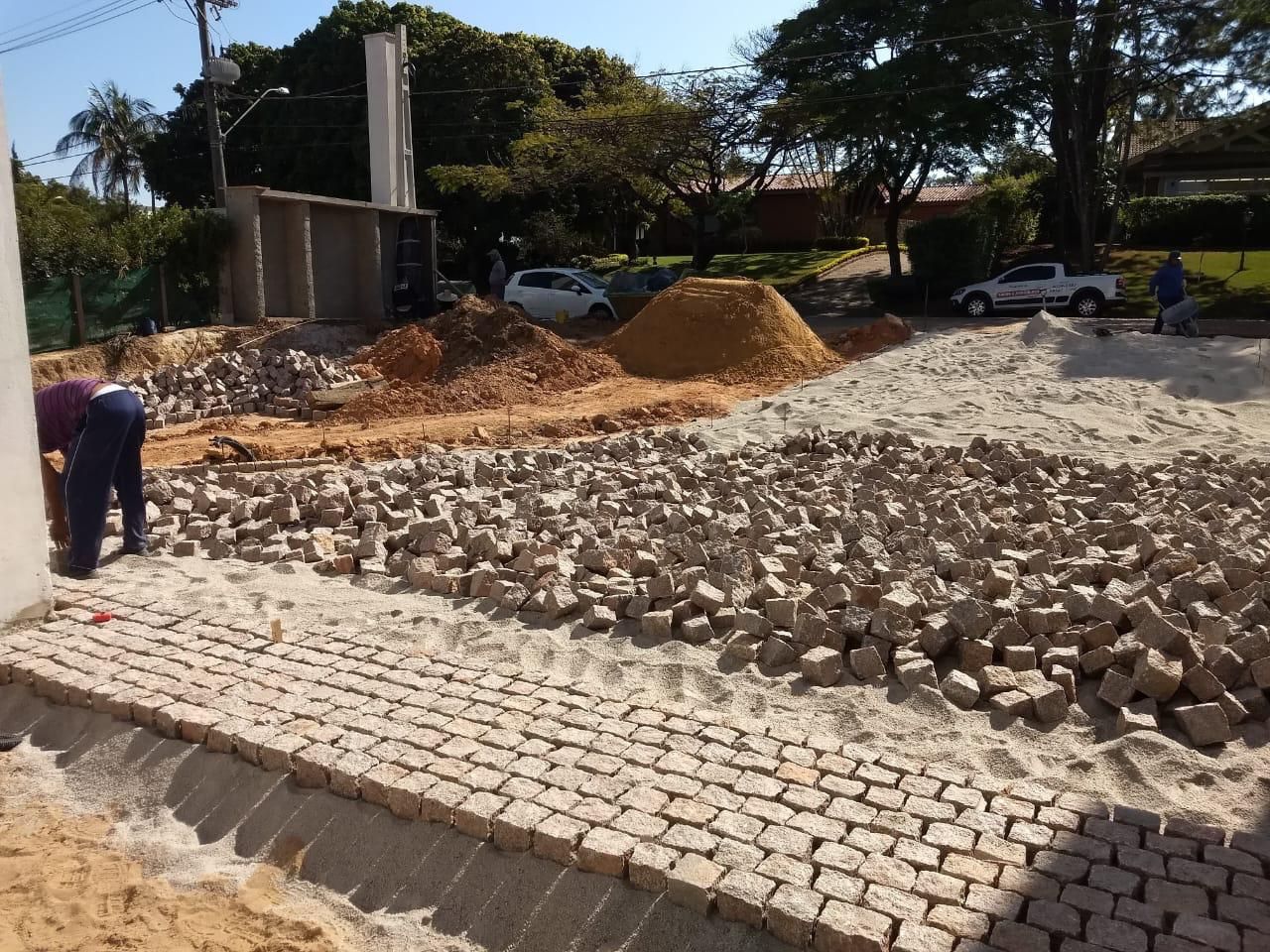 pedras paralelepipedo 10 por 10